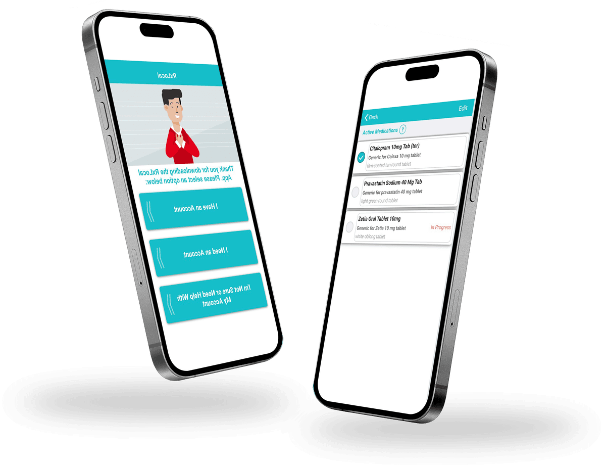 Rx Local app on phones